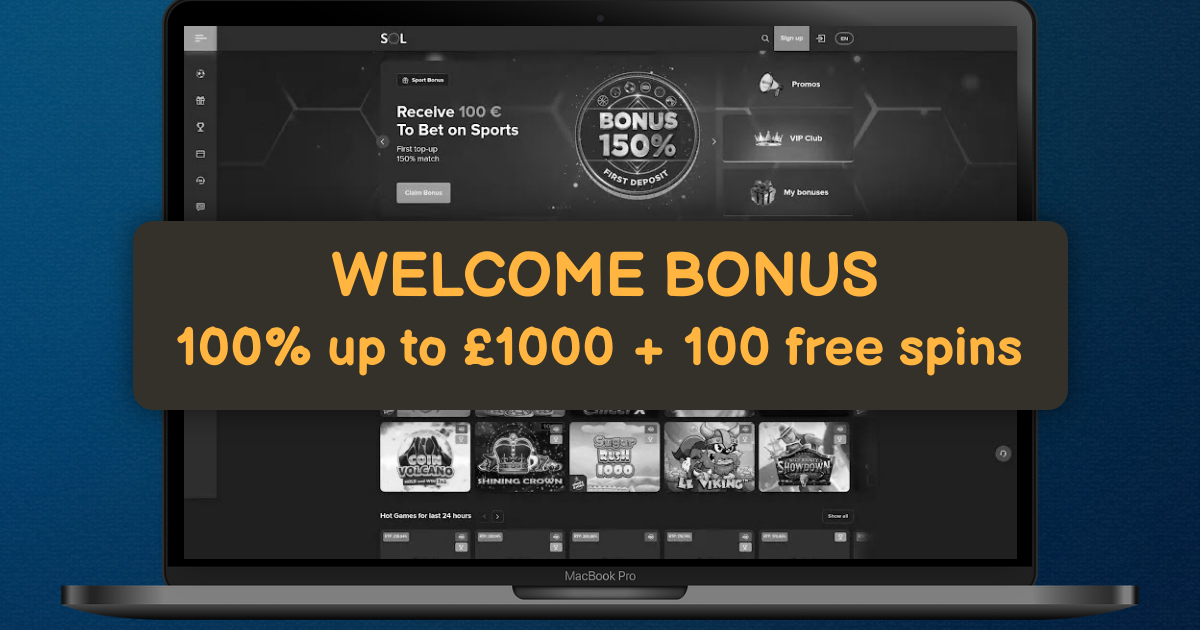 SOL Casino - Best Online Slots and Fast Payouts