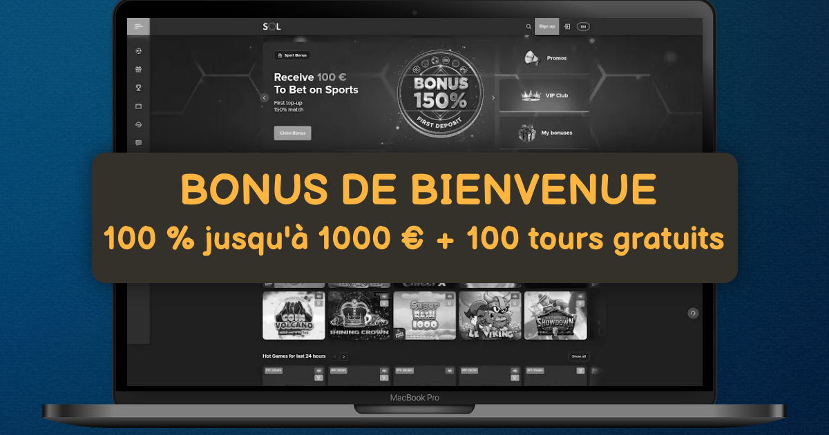 SOL Casino - Meilleures Machines à Sous en Ligne